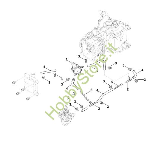 Picture of H - Pompa carburante XT-800 (XT800-3087)